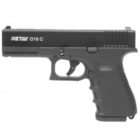 СХП Охолощенный пистолет Retay G19C Glock, кал. 9 мм СХП Охолощенный пистолет Retay G19C Glock, кал. 9 мм